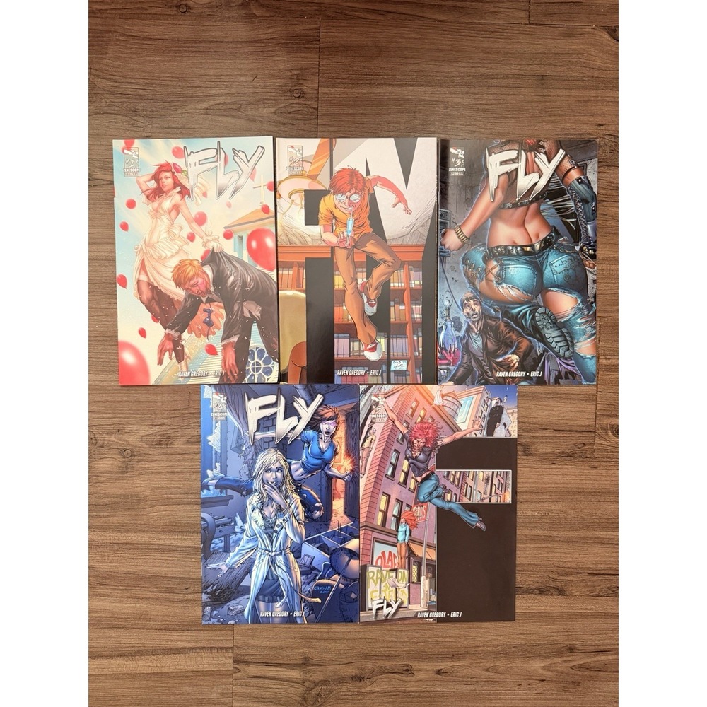 Fly #1–5 Complete Set‎ (2011) Zenescope Comics Raven Gregory VG